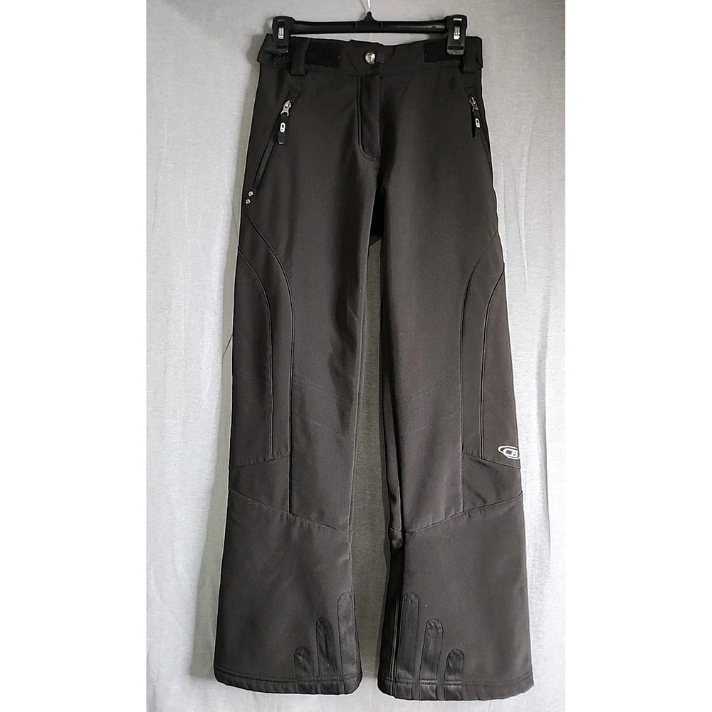 CB Sports Women's Fleece Insulated Ski Snowboard Pants Size Small Black Lined